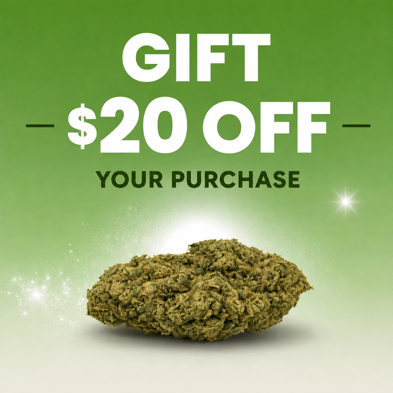You've Earned It – $20 Off