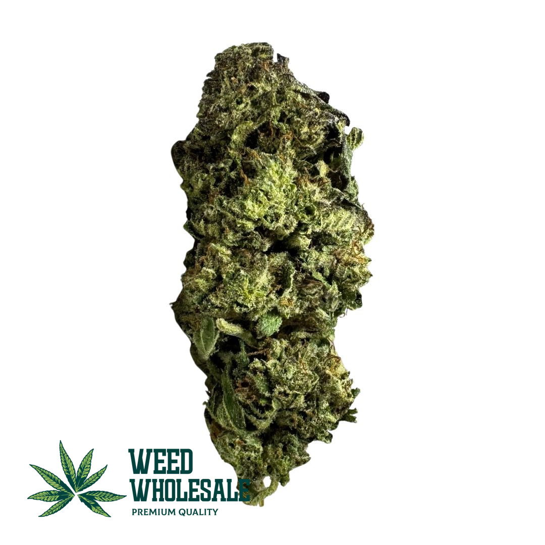 Dense Do-Si-Dos buds with lime-green and purple hues, bright orange pistils, and frosty white trichomes.